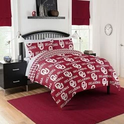 Oklahoma U NCAA Queen Bed Set By The Northwest