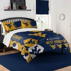The Northwest West Virginia Mountaineers Full/Queen Comforter Set With Shams
