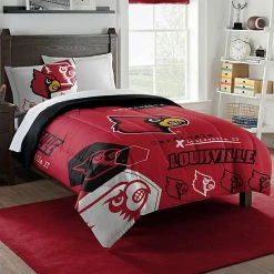 The Northwest Louisville Cardinals Twin Comforter Set With Sham