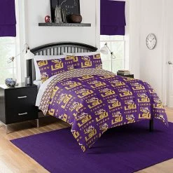 NCAA LSU Tigers Full Bedding Set By The Northwest