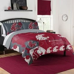 The Northwest Washington State Cougars Full/Queen Comforter Set With Shams