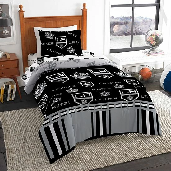 Los Angeles Kings NHL Twin Bedding Set By The Northwest
