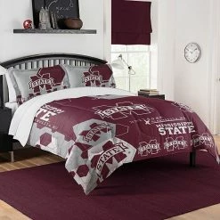 The Northwest Mississippi State Bulldogs Full/Queen Comforter Set With Shams