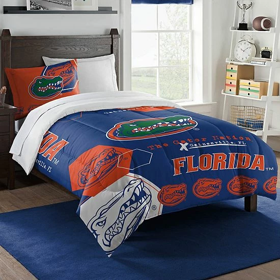 The Northwest Florida Gators Twin Comforter Set With Sham