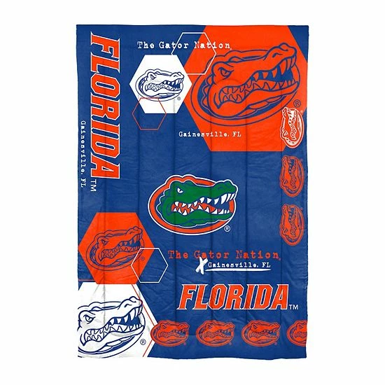The Northwest Florida Gators Twin Comforter Set With Sham - Image 2