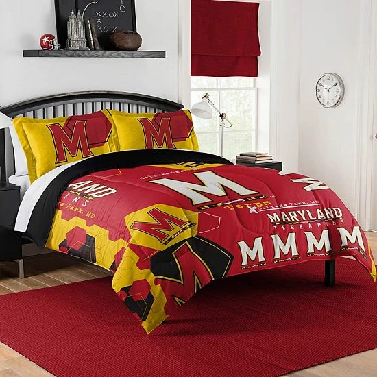 The Northwest Maryland Terrapins Full/Queen Comforter Set With Shams